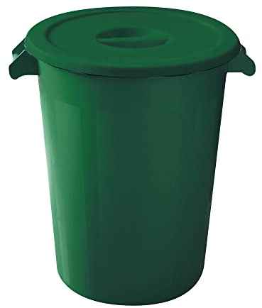 Denox DEN089 Seau industriel 100 litres. Couleurs, vert, diamètre 515 x 670 mm