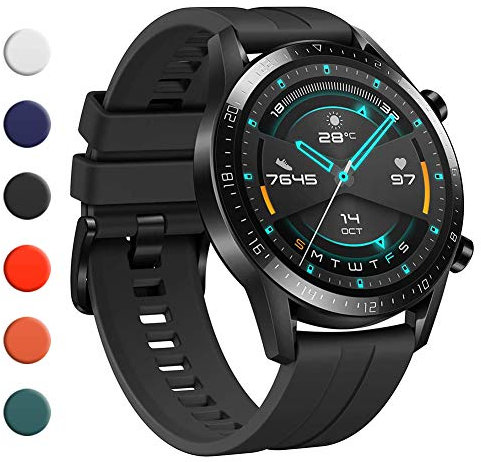 Strap for Huawei Watch GT3/GT2/GT2 Pro 46mm,22mm Wristband Compatible con Huawei Watch GT Sport Active 46mm