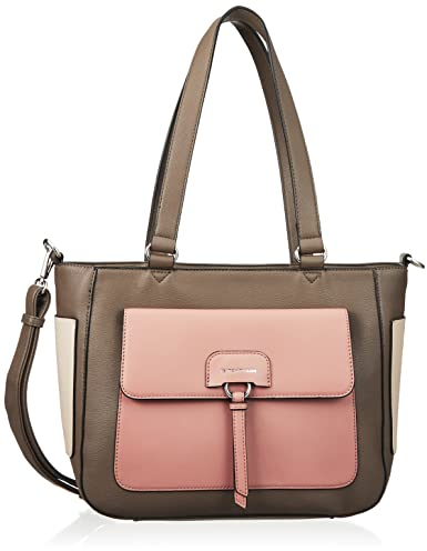 TOM TAILOR- Bonnie, Damen, Shopper, M, Beige, 37x15x25,5 cm