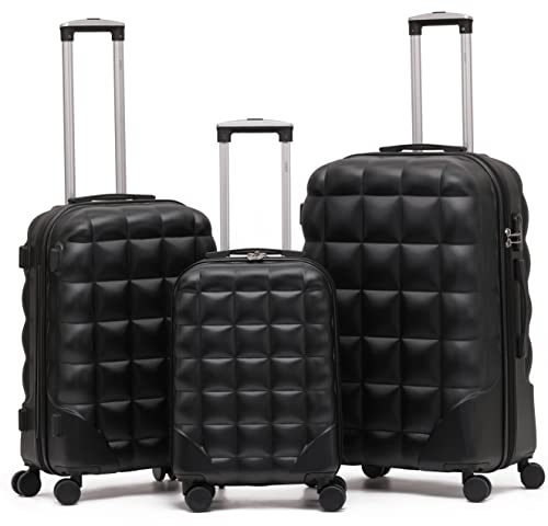 Flight Knight Bubble Suitcase Ryanair easyJet Jet2 Approved 8 Wheel Hardcase Suitcases Cabin or Medium & Large Check-In Sizes