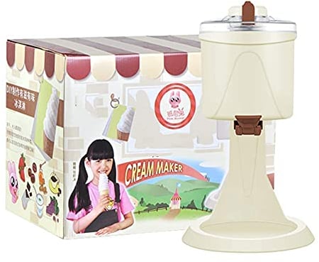 Softeismaschine, Home DIY Kitchen Automatische Mini-Frucht-Softeismaschine