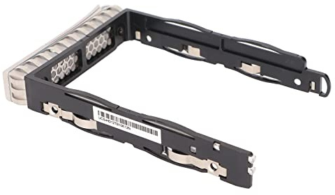 Wakects 2,5 Zoll HDD Festplattenhalter SAS/SATA Universal Server Hard Drive Frame Box für UCS C220 C240 ​​​C480 M5, Silber Schwarz