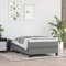 Festnight Polsterbett 100 x 200 cm, Komplett-Set Mit Matratze, Lattenrost, Boxspringbett Aus Stoff in Dunkelgrau#2
