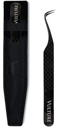 Phoenix Pince à épiler à pointe en fibre pour cils (Vautour)