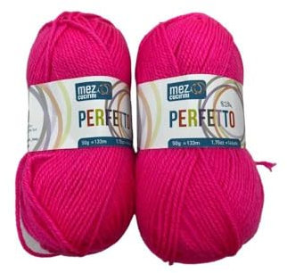 2 Gomitoli Lana Acrilica Morbida Perfetto Mez Cucirini Originals 50 Gr.