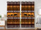 Vorhang Blickdicht Afrika Vorhänge Retro-Geometrie Gardinen Wohnzimmer Schlafzimmer Verdunklungsvorhänge Thermovorhang 3D Druck Schallschutz Vorhang mit Ösen 2er Set B 91.5 x H 214 cm a3636