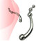 Doppeldildo Analplug Metall,Prostata Dildo Doppel Dildo für Männer und Frauen Dildo Analplug Stahl Sexspielzeug Prostata Massage Prostata Stimulation Männer Doppeldilos für Frauen Anal Plug Metall