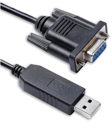 Hwmsza Câble Femelle FT231XS USB RS232 série vers D-sub 9 Broches DB9 for connecter Le téléviseur à Un Dispositif de contrôle Externe(USB RS232-DB9F)