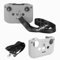 MotuTech Silikonhülle + Umhängeband für Fernbedienung DJI Neo/Mini 4 Pro DJI RC-N3 RC-N2 RC-N1 (grau)