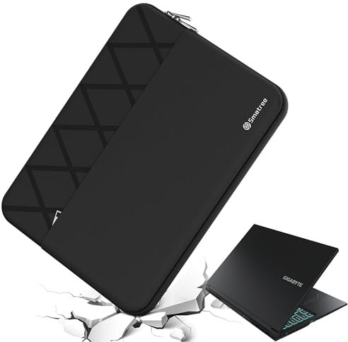 Smatree Housse pour Ordinateur Portable 16 Pouces pour GIGABYTE G6 KF/MF 2024, Para GIGABYTE G6X 9KG/9MG 2024, étui de Protection avec Poche pour Accessoires (E601)