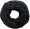 Jeamis Stern Uni Farbe Fleece Flauschig Warmer Winter Loop Schal Kuschelig Schlauchschal Rundschal (Stern Schwarz)
