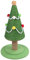 Poste Rascador para Gatos con árbol de Navidad, Poste Rascador para Gatos de Sisal para Protección de Muebles y Juego de Gatos, Decoración Interior Alegre (Mediano: 30 X 47 cm /