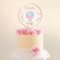 Personalised Rabbit Ballet Birthday Cake Topper – Custom Name & Age – Acrylic Cake Decoration for Kids Party – Celebration Cake Accessory – Ballerina Cake Decor for Children’s Birthday (Ballet)