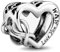 Yup It All - Love You Mum Infinity Heart Charm for Bracelet S925 Sterling Silver Charm Compatible with Pandora Bracelet and Necklace Gift for Women