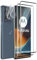 Fyqzio [2+2 Piezas Cristal templado compatible con Motorola Moto Edge 50 Fusion 5G y protector de pantalla de cámara,sin burbujas,dureza 9H,antiarañazos,3D Cobertura Completa,HD protector de pantalla