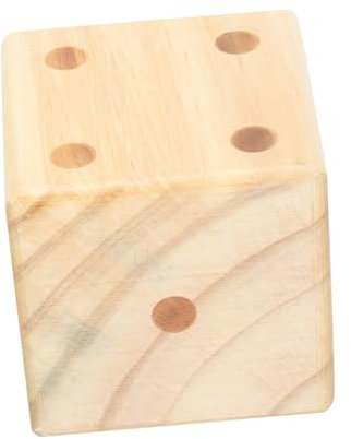 ERINGOGO Große Holzspielwürfel Multifunktionale Holz für Gesellschaftsspiele Partys und Ktv Robuste Runde Kanten Leicht zu Transportieren Lagern für Verschiedene Anlässe