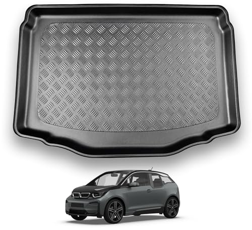 NOMAD Boot Liner for BMW i3 (2014-2022) Tailored Protector Waterproof Tray | Raised Edges Accessory Boot Mat Easy Install Pet Friendly All-Weather Custom Fit Trunk Mat Cargo Floor Liner Protector Tray