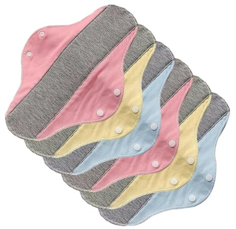 Serviettes Hygiéniques Réutilisables – Coton | Serviettes Extensibles, Respirantes Et Étanches | Serviette Menstruelle Lavable Pour Urine, Soins, Post-partum, Récupération, Quotidien, Maison, Intérieu