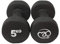 Fitness Mad Neoprene Dumbbells | Pair of Dumbbells | Home Exercise & Studio Use | Cast Iron Body with Neoprene Coating | Weights 0.5kg - 6kg, Multi Coloured & Black