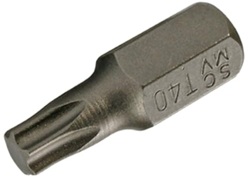 SW-Stahl 05333L Schraubendreher-Bit T40 - Torx-Bit 3/8 Zoll - 30mm Kurz | T-Profil Schraubbit aus Chrom-Vanadium, brüniert für Korrosionsschutz, ideal für Ratschen und beengte Platzverhältnisse