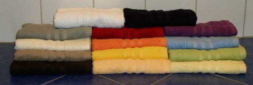 S.B.J - Sportland Handtuch aus Frottee 50x100 cm Sylt Limone