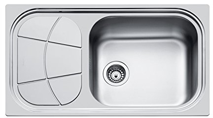 Foster Big Bowl Lavello, Metallo, Spazzolato, 86x50x19,5 cm