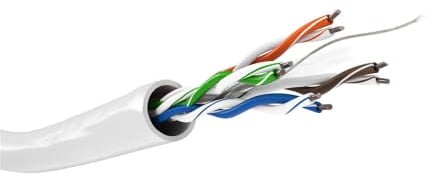 Goobay 94965 CAT 6 Netzwerkkabel, U/UTP, Weiß