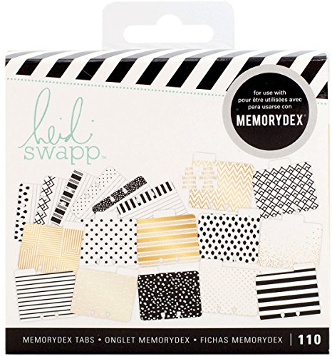 American Crafts Karteikarten und Registerkarten/Trenner mit Blätterhilfe, für Memorydex, Mehrfarbig, 100 Stück pro Packung