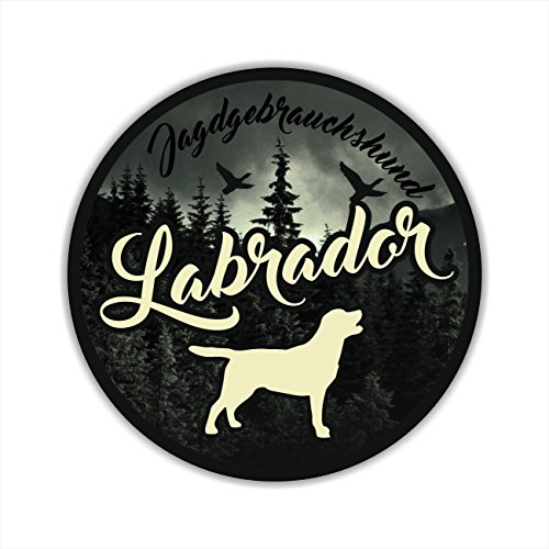 siviwonder Auto Aufkleber JAGDHUND DIGI Labrador Hundeaufkleber Jagd