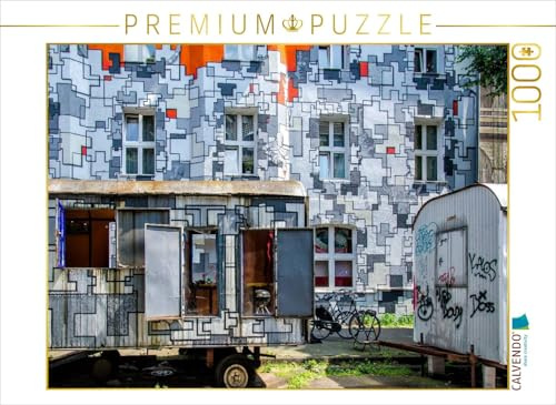 CALVENDO Puzzle Fassadenkunst - I | 1000 Teile Lege-Größe 64 x 48 cm Foto-Puzzle für glückliche Stunden