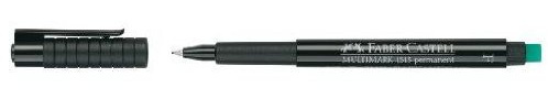 Faber Castell Multimark Spitze Permanent Tinte schwarz dokumentenecht für CD/DVD-Marker 10 Stück