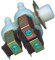 Washing Machine Triple Inlet Solenoid Valve Fits Miele, 90 Degree, 12 Litre