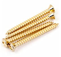 Fender Neck Screws Gold Phillips - Guitar Part