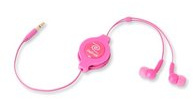 ReTrak euaudiopnk Kopfhörer – Kopfhörer (in-Ear, verkabelt, Pink, 3,5 mm)