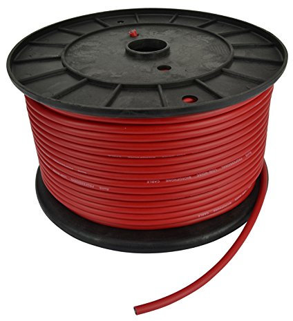 Microphone Cable, Low Noise, Flexible Red, 100m Roll