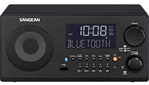 Sangean WR-22 Digital Clock Black – Radio (Clock, LCD, Digital, AM, FM, 87.5 – 108 MHz, 520 – 1710 kHz)