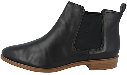 Clarks Femme Taylor Shine Bottes Chelsea, Cuir Noir, 39 EU