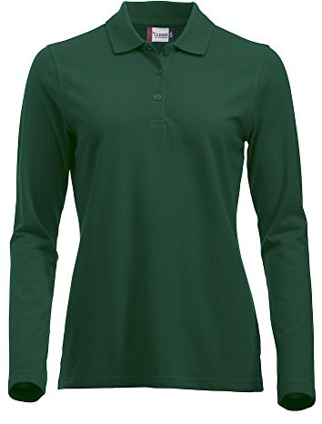 Polo classique en coton à manches longues pour femme, coupe moderne, 11 couleurs vives, XS-2XL