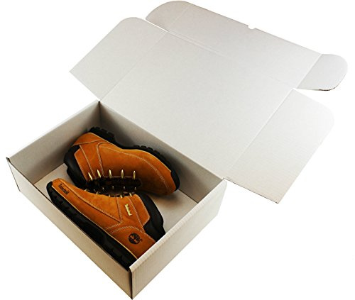 25 x White Boxes ☆ Size : 15 x 11 x 5 (37.5cm x 27.5cm x 12.5cm) - for: Shoes, LAPTOPS, Medium Sized Toys ☆ Shipping Packaging Cardboard Carton Gift Parcel
