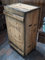 Unbekannt GROSSER BARSCHRANK FRACHTKISTE Dublin Whisky KISTE Vintage MINIBAR BAR Holz 1m H