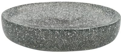 Croydex Silver Glitter Free Standing Soap Dish, 2.4 x 13.8 x 10.4 cm