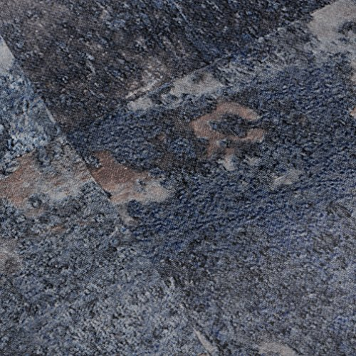 Venilia Lámina adhesiva, Azul óxido Óptica industrial, 67,5cm x 1,5m, Espesor 120μ, Vinilo autoadhesivo para muebles o cocina, decorativas papel pintado pared, PVC sin ftalatos, Fabricado en UE