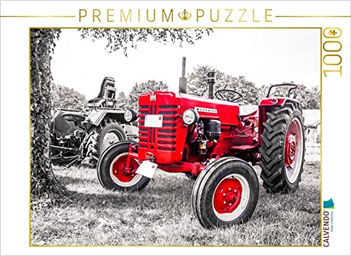 CALVENDO Puzzle Oldtimer Trecker MC Cormick 1000 Teile Puzzle quer | Lege-Größe cm Foto-Puzzle für glückliche Stunden