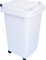 JfM The-Wheelie-Bin-Company Mini Wheelie Bin 50L White with Castors