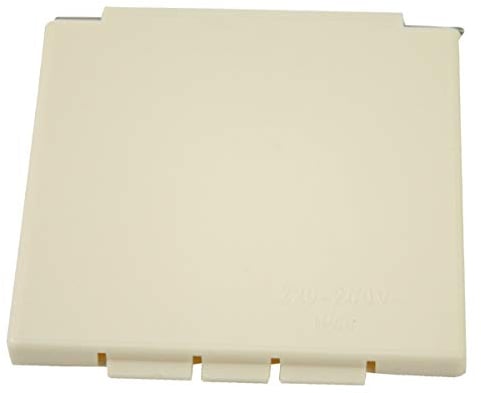 Ersatzdeckel Klappe CEE Aussensteckdose Einbausteckdose Wohnwagen Wohnmobil Caravan beige quadratisch