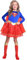 (PKT) (9906074) Girls Classic Warner Bros Supergirl Child Kids Fancy Dress Costume (8-10 Years)
