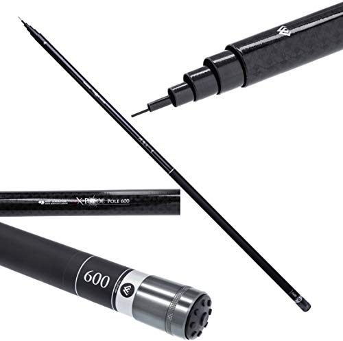 Mikado X-PLODE Pole NG 7,0m /536g voll Carbon teleskopierbare Stipprute
