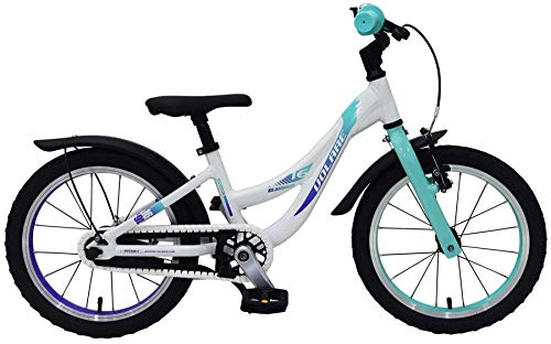 Volare Unisex-Youth 21676 Kinderfahrrad, Weiß, Grün, Kleinkind
