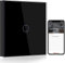 BSEED Smart ZigBee Interruptor de Luz,1 Gang 1 Vía Interruptor Inteligente Negro,Compatible con Alexa y Google Home, Control de APP y Función de Temporizador(Zigbee Gateway Hub Requerido)