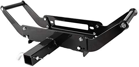 aqxreight Plaque de Montage de Treuil, Support de Plaque de Montage de Treuil en Acier Universel pour Treuils de Capacité 9000lbs-13500lbs Camions VTT 4x4 Traile